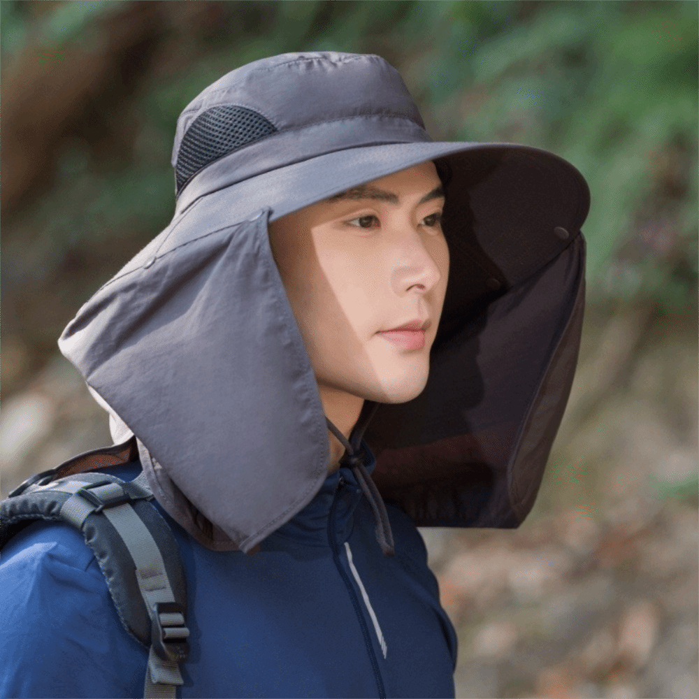 Fashion Cloth Men Sun Hat Big  - Visor Sun Hat ulasan dan harga