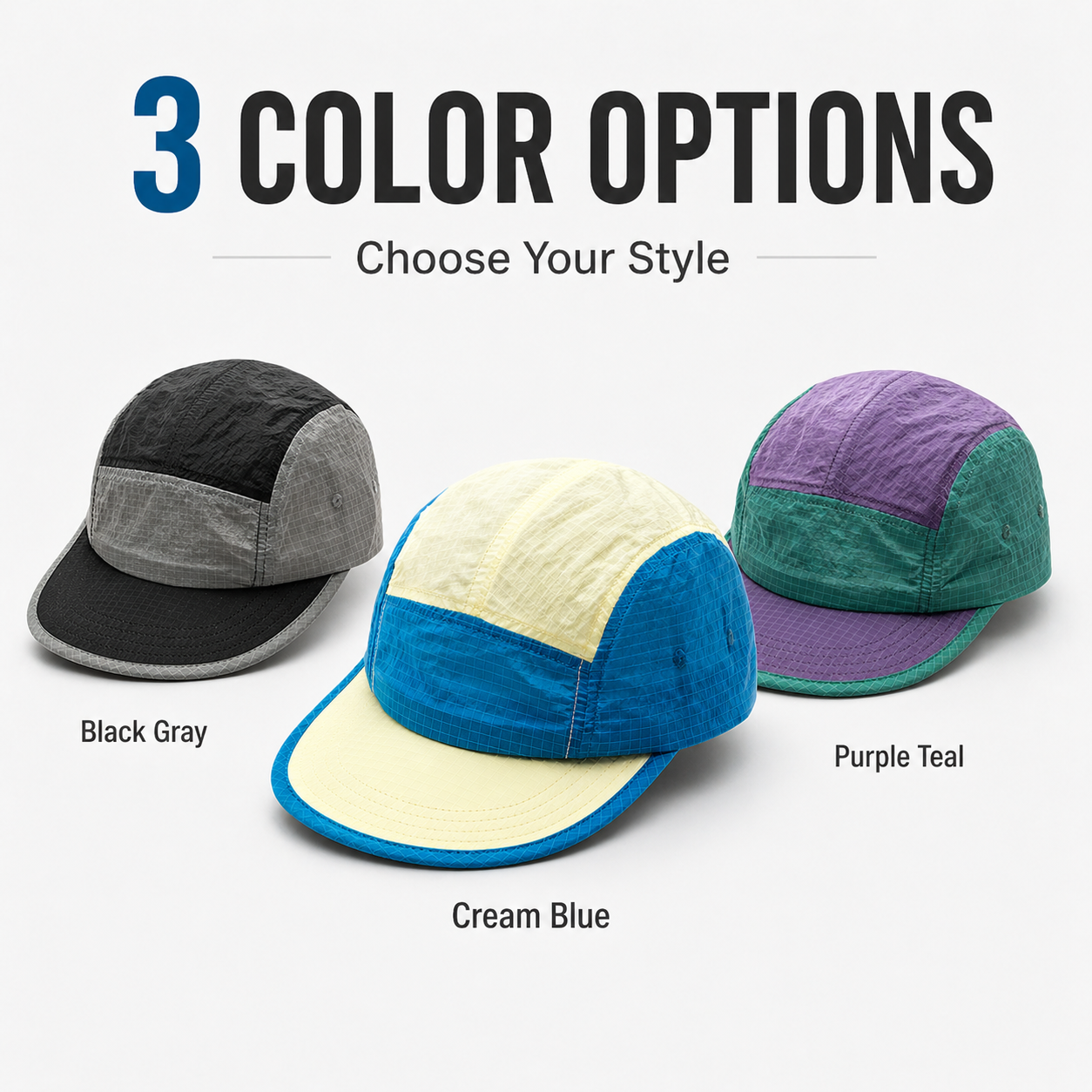 Unisex 5 Panel Camp Cap Ripsto - Corduroy Cap 5 Panel ulasan dan harga
