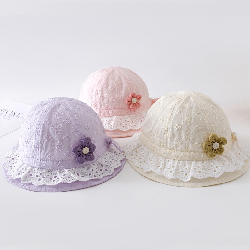 Spring-Summer Infant Sun Hat f - Sun Hat Wide Brim ulasan dan harga
