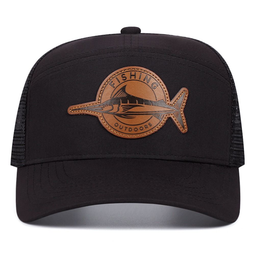 Fashion Shark Pattern Fishing  - Trucker Cap Mesh ulasan dan harga