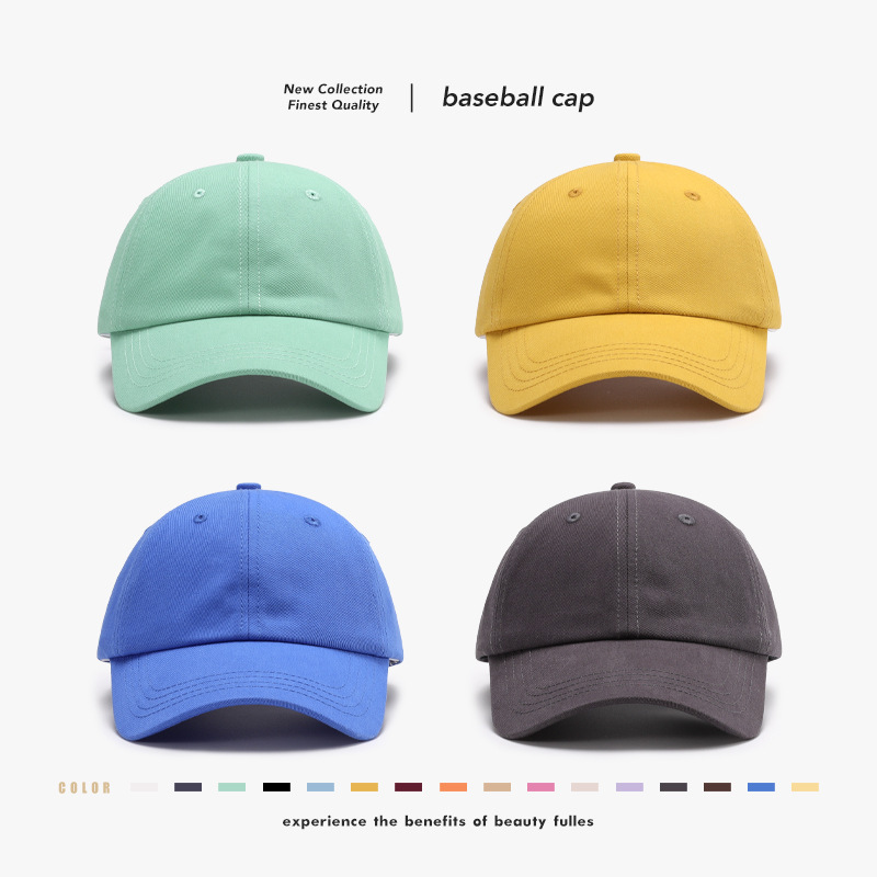 Summer Casual Plain Baseball C - Dad Hat Cotton ulasan dan harga