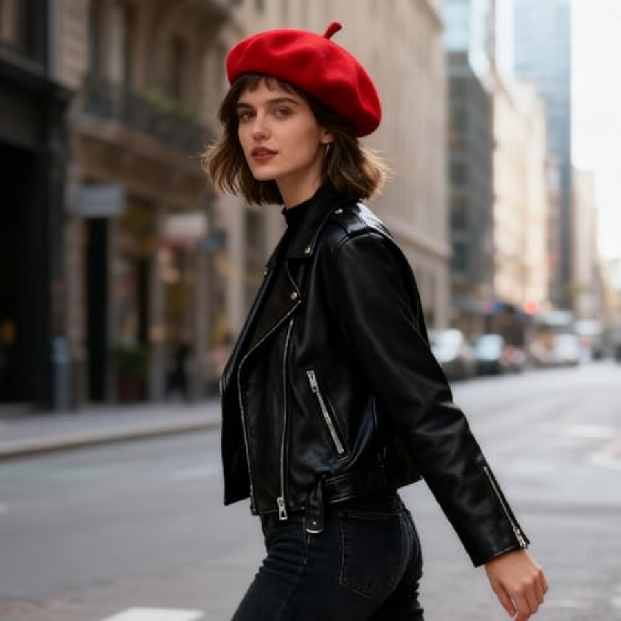 Women Classic French Beret Hat - Beret French Wool ulasan dan harga