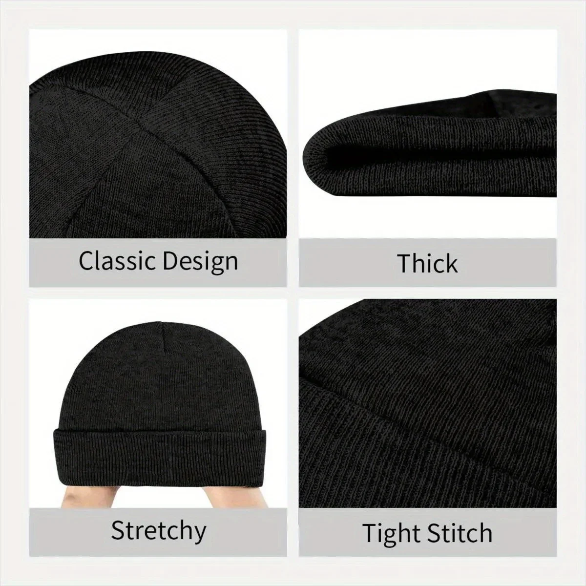 2026 New Unisex Rib Knit Cuffe - Beanie Cuffed Knit ulasan dan harga