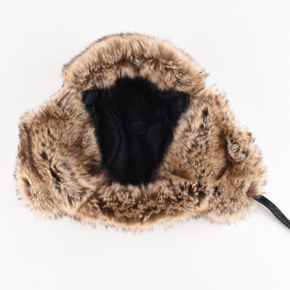New Leather Winter Trapper Hat - Trapper Hat Ear Flap ulasan dan harga