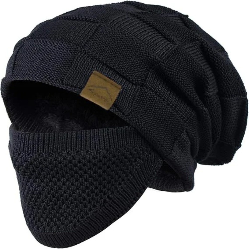 Plus Size Winter Beanie Cap So - Beanie Cuffed Knit ulasan dan harga