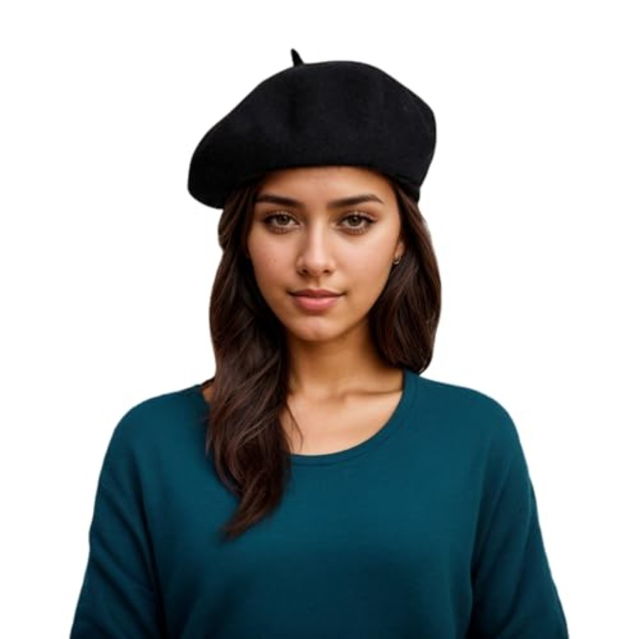 Women's ​​Beret Hats​​ - Frenc - Beret French Wool ulasan dan harga