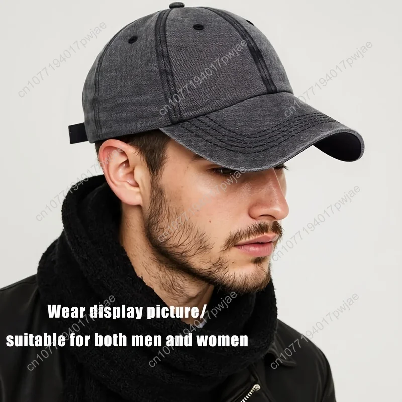 1pc Retro Distressed Washed Ba - Dad Hat Cotton ulasan dan harga