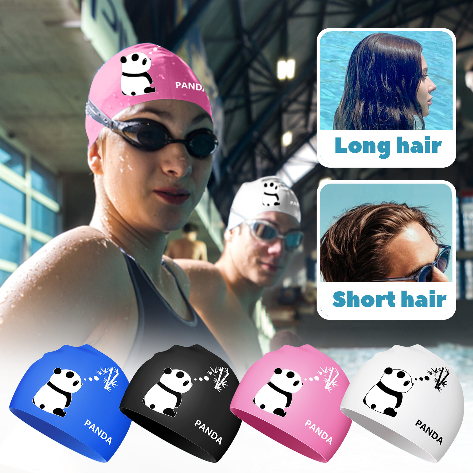 Comfortable, High Elasticity S - Swim Hat Silicone ulasan dan harga