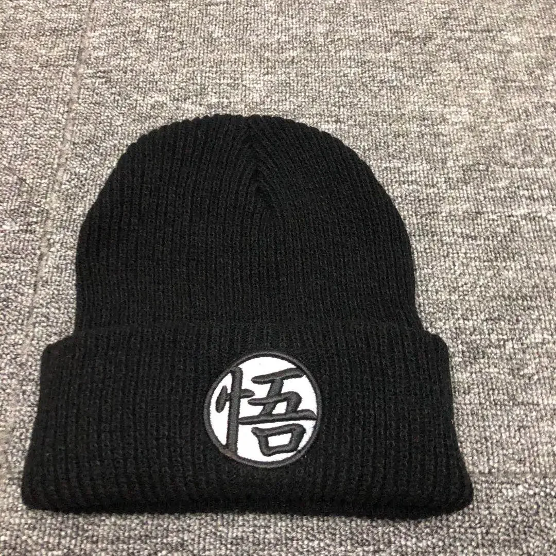 Dragon Ball Embroidery Anime C - Beanie Cuffed Knit ulasan dan harga