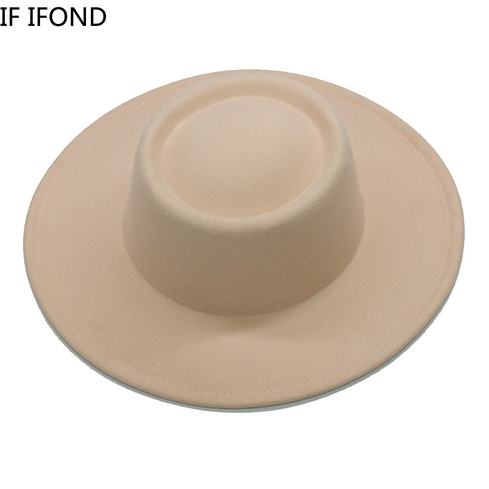 Fedora Hats Men Women 8.5CM Wi - Fedora Hat Wool ulasan dan harga