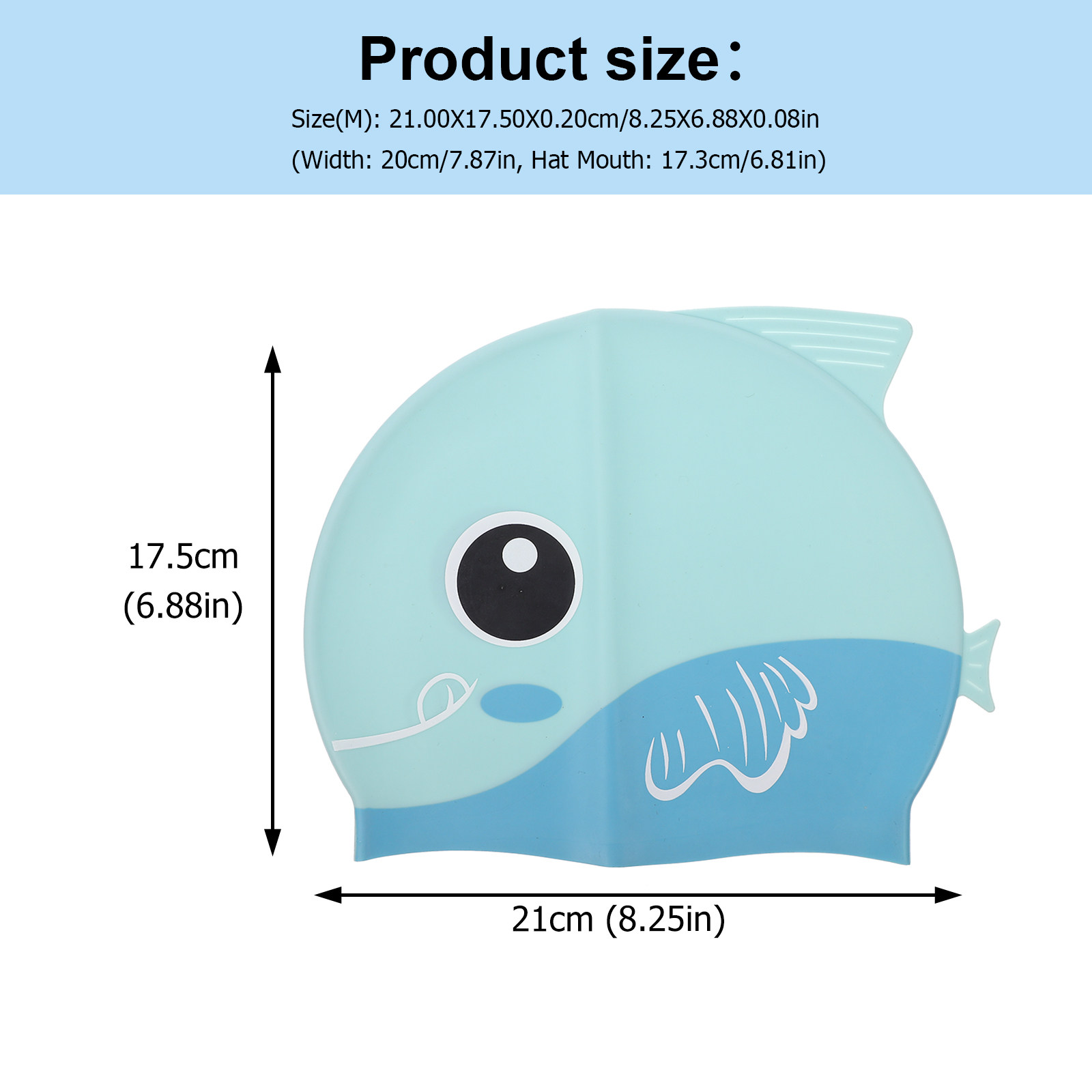 Silicone Cartoon Swimming Hat  - Swim Hat Silicone ulasan dan harga