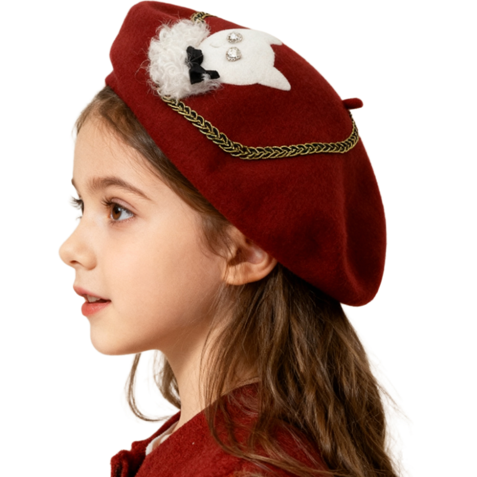 Vintage Classy French Hats Sty - Beret French Wool ulasan dan harga