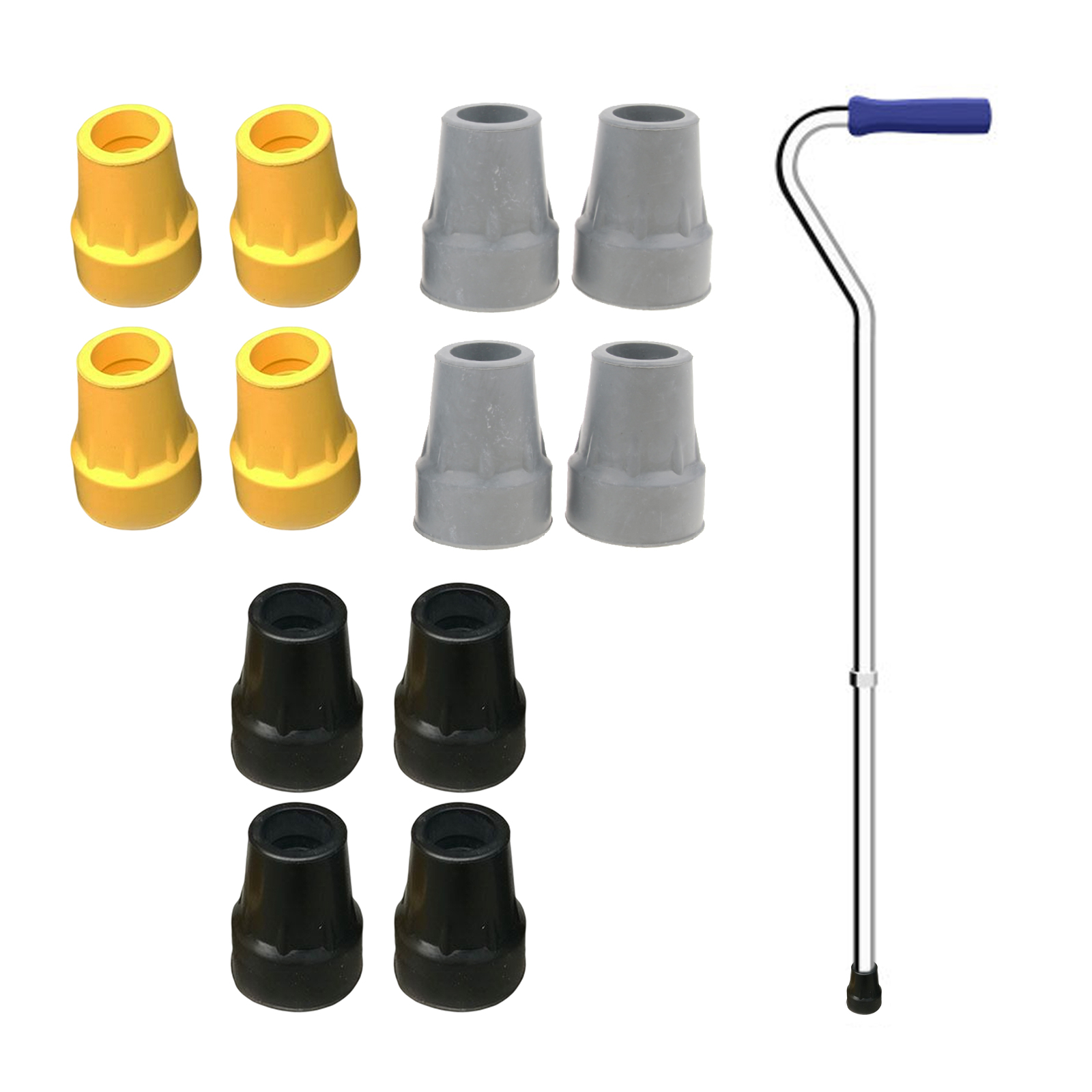 4 PCS 22mm Trekking Pole Rubbe - Running Cap Lightweight ulasan dan harga
