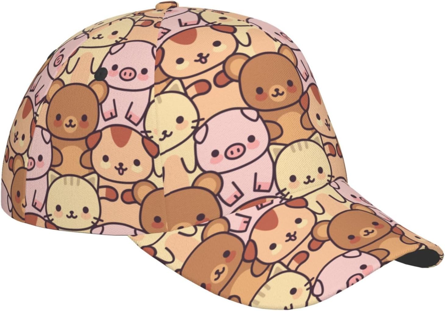 Cute Cartoon Animal Bear Pig C - Golf Cap Dad ulasan dan harga