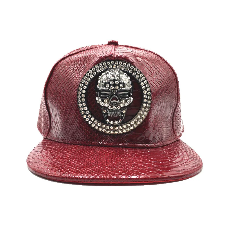 Brand Oohmy Men Women PU Leath - Snapback Hat Flat ulasan dan harga