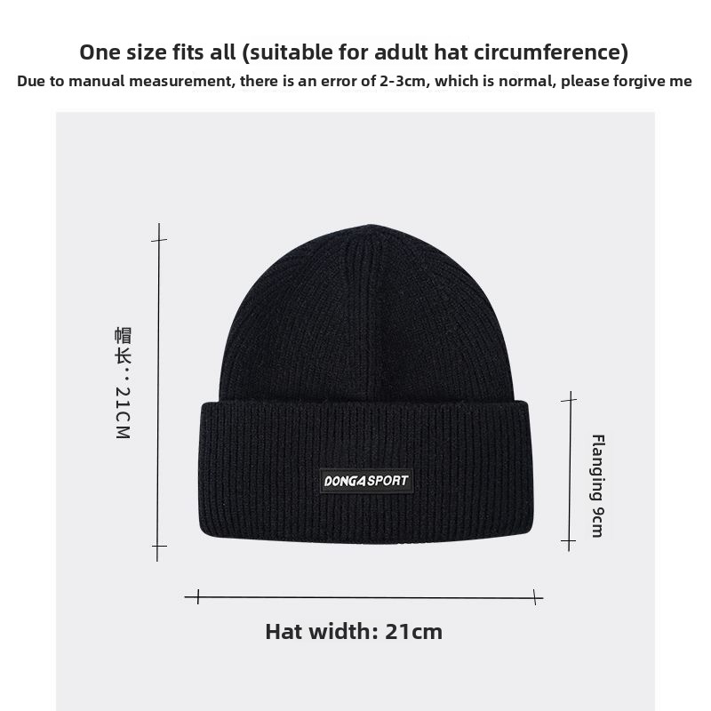 1pc Winter Warm Beanie for Men - Beanie Cuffed Knit ulasan dan harga